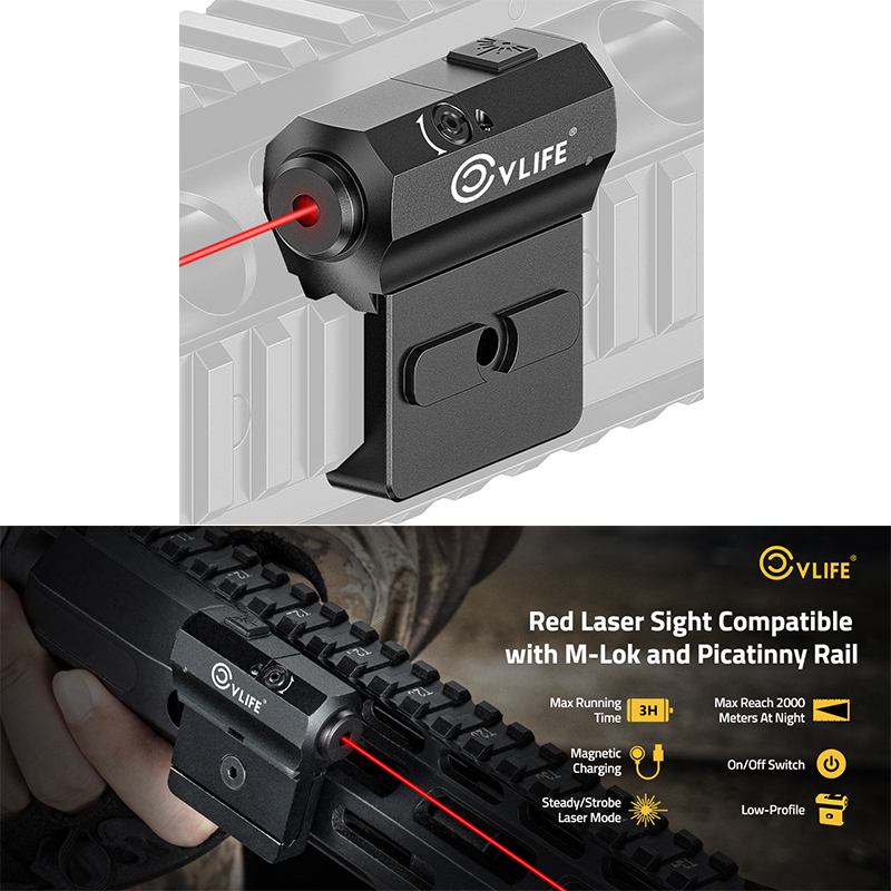 Industrial Laser Gun - CVLIFE Rifle Red/Green Laser Beam Sight