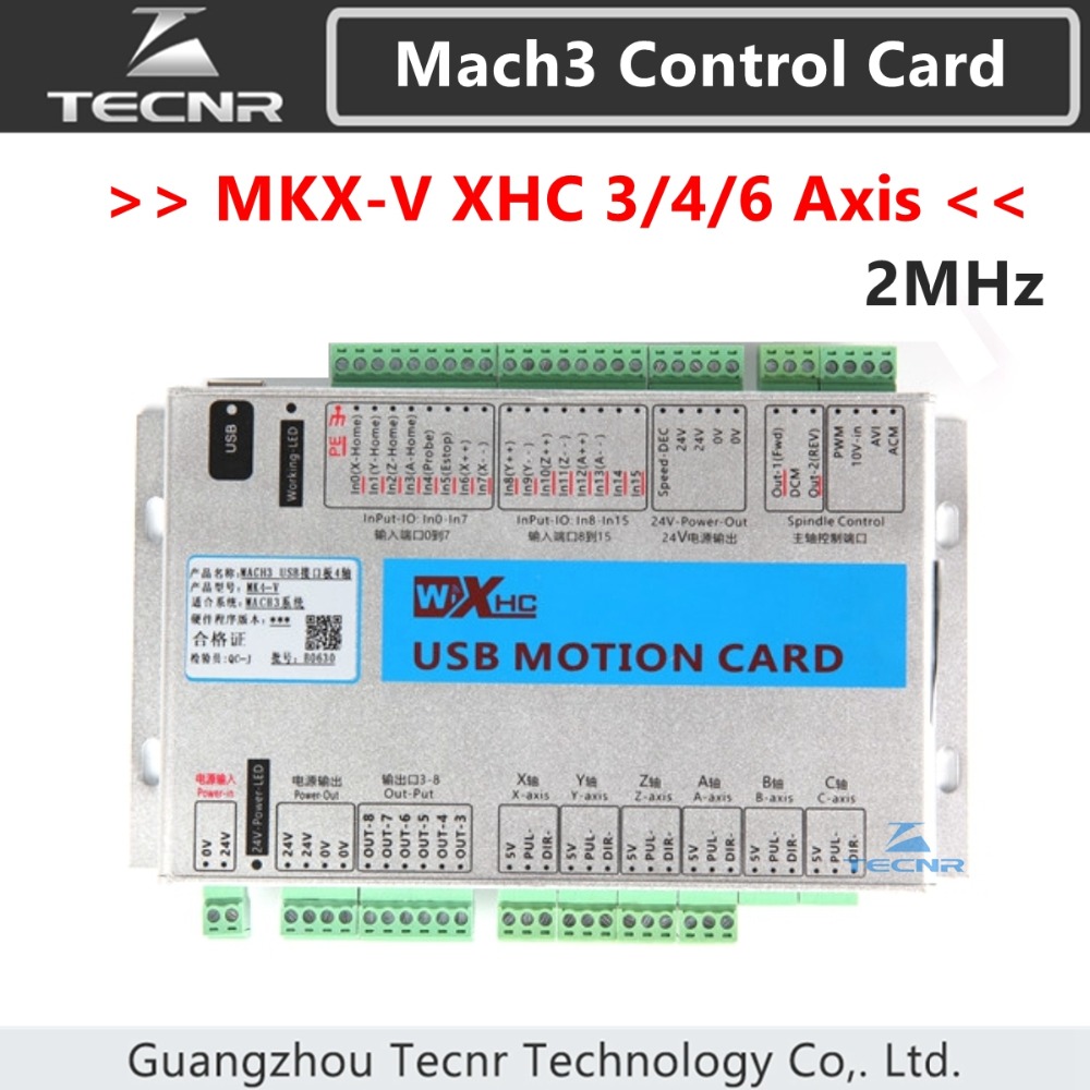 XHC Mach3 MKX-V 3 4 6 axis USB - Breakout Board Mach3 评论和价格