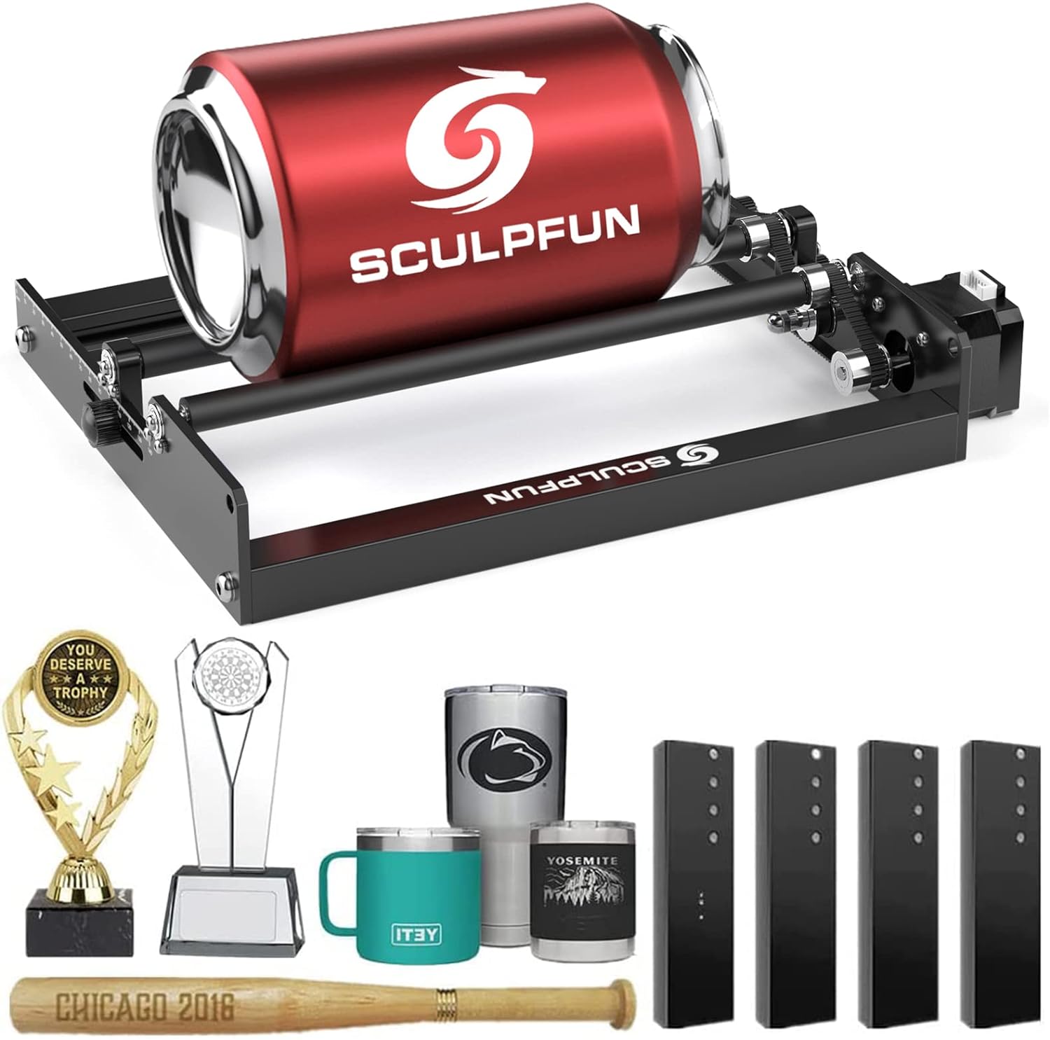 SCULPFUN Laser Rotary Roller L - Rotary Axis Laser Engraver 评论和价格