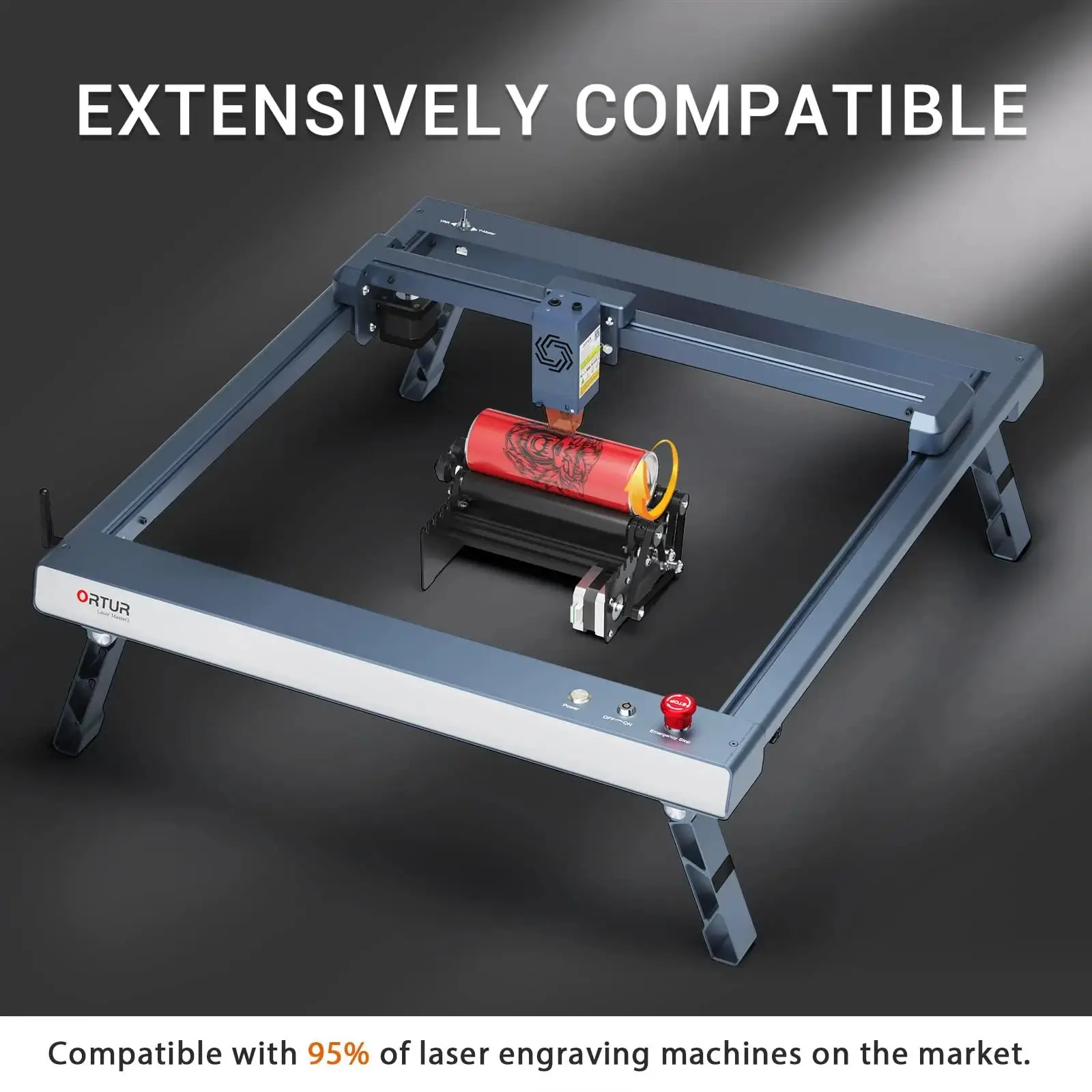 ORTUR Laser Rotary Roller Tool - Rotary Axis Laser Engraver 评论和价格