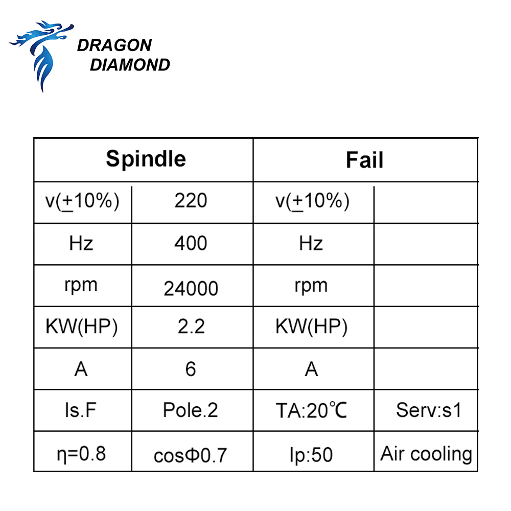 Dragon Diamond HQD 2.2KW 3KW 6 - Cnc Milling Machine 评论和价格