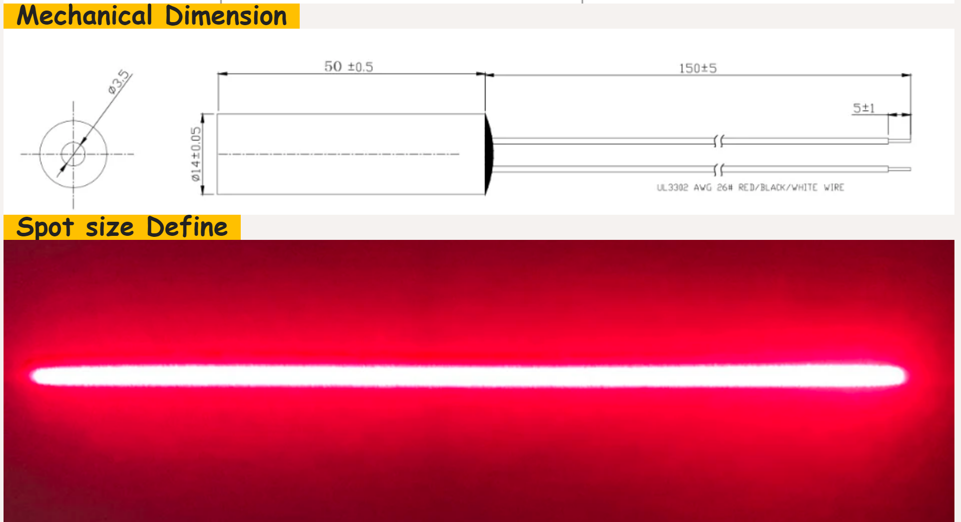 Compact Mini Red Line Laser Di - Industrial Laser Line Module 评论和价格