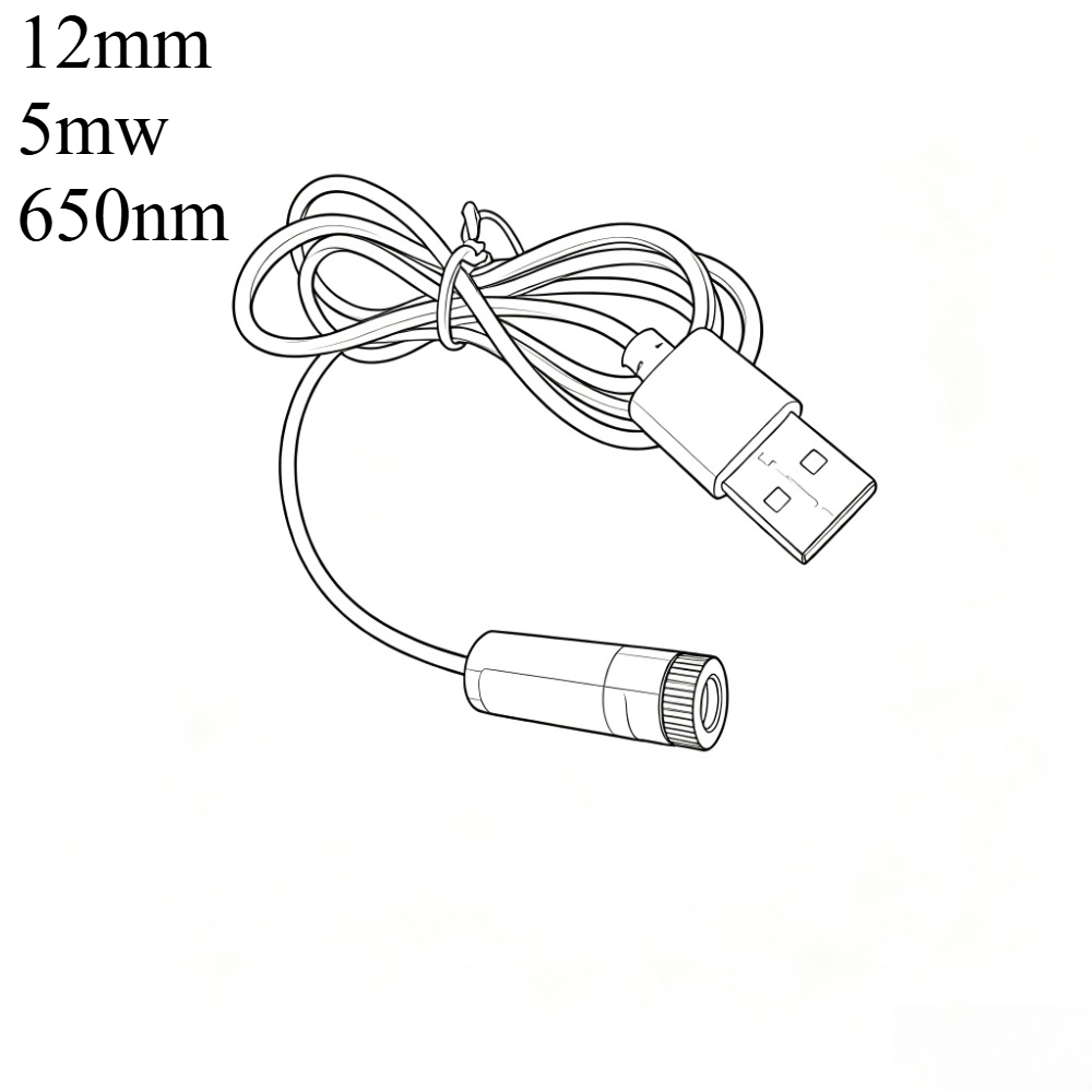 12mm 5mw Adjustable focus red  - Industrial Laser Line Module 评论和价格
